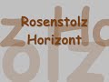 Horizont Rosenstolz