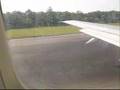 Garuda Indonesia B734 landing at Pekanbaru Airport