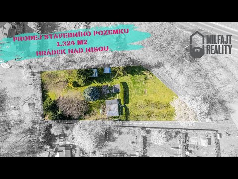 Video Prodej stavebního pozemku 1.324 m2 se stavebním povolením, Hrádek nad Nisou