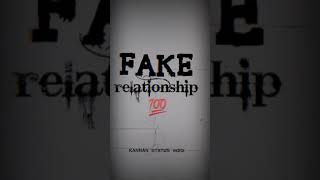 fake relationship  WhatsApp status Tamillove statu