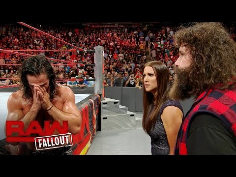 Seth Rollins confronts Stephanie McMahon after Raw goes off the air: Raw Fallout, Aug. 29, 2016
