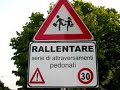 San Ferdinando di Puglia: senza strisce pedonali.