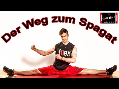 Der Weg zum Männer Spagat