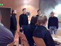 kauppakorkeakoulun ylioppilaskunnan laulajat esiintyv�t kvartetin voimin chivas regal -kvartettikilpailussa 13.3.2008