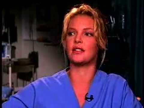 Katherine Heigl Greys Anatomy Interview/Behind The Scenes P1