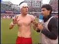 Celebraciones Real Sporting antes la derrota de la Real