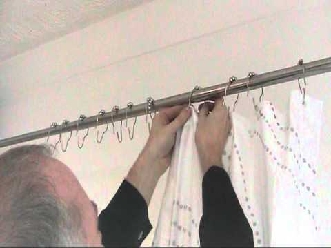 Shower Curtain Hooks / Rings - Stainless Steel, Decorative, Rust Free
