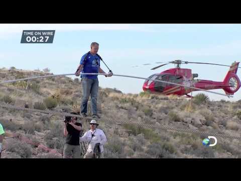 Nik Wallenda Completes Skywire Walk Over Grand Canyon