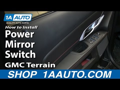 How To Install Replace Power Mirror Switch GMC Terrain