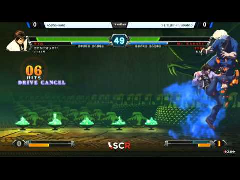 SOCAL - Socal Regionals 2014 The King of Fighters XIII Grand Final 1P AS|Reynald vs 2P ST.TL|Khannibalito http://www.socalregionals.com/ INCREDIBLE MATCH!!