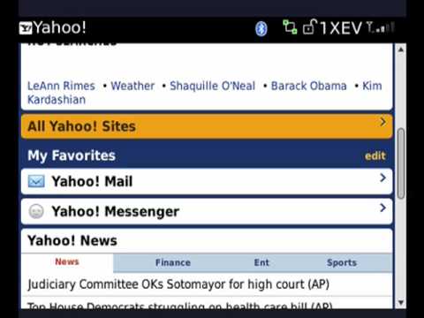 how to view yahoo mobile