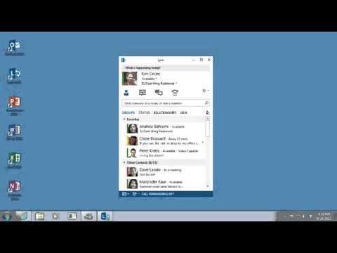 how to set lync photo