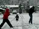snow fight (: snow fight (: