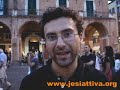 Backstage di \"Informare alla legalit�\", con Marco Travaglio