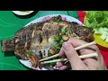 ヤンゴンの焼き魚料理  