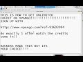 XPANGO FREE UNLIMITED CREDITS !QUICK!