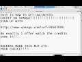 XPANGO FREE UNLIMITED CREDITS !QUICK!