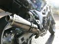 MTC Tri-Oval Exhaust Suzuki SV 650 K1 with baffle