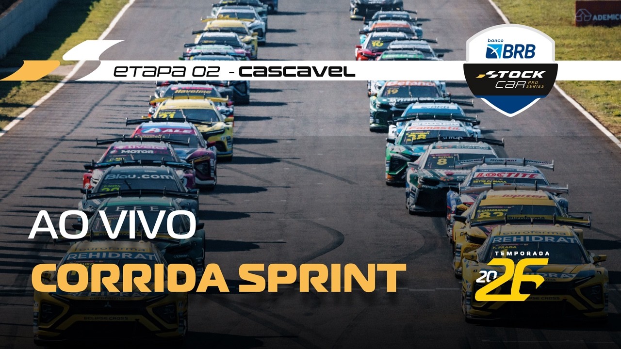 STOCK CAR BRB 2026 AO VIVO | 2ª ETAPA - CORRIDA SPRINT | CASCAVEL, PR