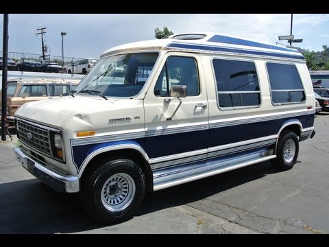 1986-Ford-Econoline-Motorhome 1985 Ford Econoline Van E150 Conversion Youngtimer Export V8 85 High ...