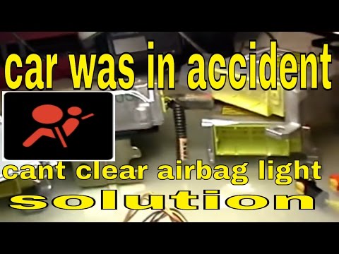 How to Reset / Repair clear crash data from Toyota Scion and Lexus airbag module * airbag Computer *