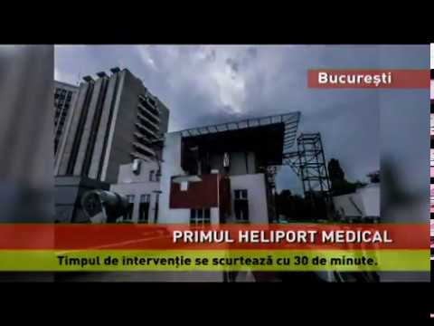 Heliport medical, la Spitalul Universitar de Urgență