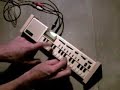 the s-cat vl-tone has two modifications on one two way toggle switch. the switch adds a tremendous amount of boost to the synthesizer section when it is flicked to the right use this in conjunction with the adsr control to match sounds from some of the big synths  out there in the market place!

 

 

when switched to the left this machine will now sequence notes along with the drum patterns, when a single note on the keyboard is held down some voices will repeat four notes and others will repeate continiously, with variations on each drum drum pattern that you select