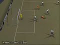 PES Replays :: Eto'o diving header in top corner.