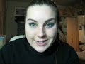 cats eye green   teal look w/ lumiere   mac makeup