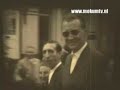 Johnny Jordaan en Tante Leen huldiging in Hilversum