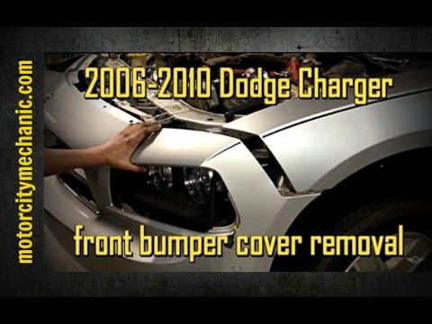 2006 Dodge Charger front bumper cover removal