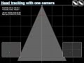 Wiitech: Head tracking with one camera