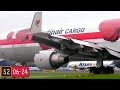 Spotting at EHAM (Schiphol) crosswind landings