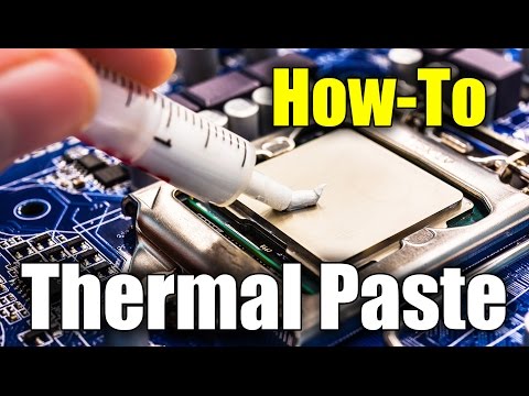 how to apply thermal paste gpu