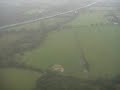 Landing at London Gatwick on a grey rainey day