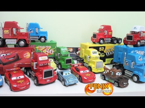 carro mcqueen - Conheça a coleção de carretas do FIlme carros Disney #feniximports #carros #Disney #mcqueen.