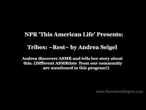 this american - Hi everyone! I cut out the actual part about ASMR that appeared on NRP radio in the US recently. A few whisperers are mentioned in this broadcast and me, chr...