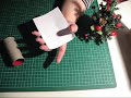 Christmas flower ornament