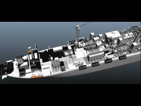 Plataforma Movel - Plataforma feita para a Petrobr;as para animação de sistema de sgurança interno dos funcionários. 2006. Trabalhei na modelagem, mapeamento e shader e textura...