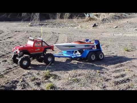 RC CRAWLER, RC BOAT &amp; CUSTOM TRAILER ON EXPEDITION
