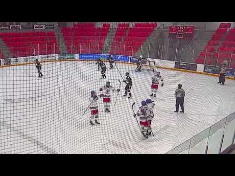 #18 Mattias Schoffner "Goal" from the top of the circle after a faceoff win