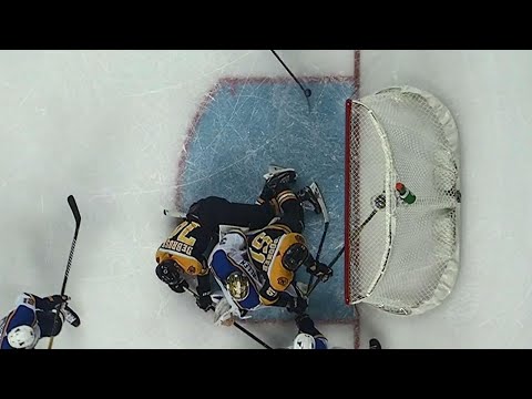 Video: Goalie Interference? DeBrusk tangles with Allen as Krejci pots opener