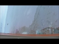 「しらせ」の右舷(1) 砕氷航行 20101221 しらせ