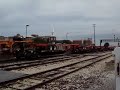2 Train Meet! 2 BNSF Intermodals, Joliet IL.