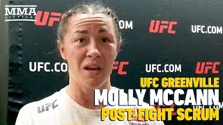 UFC Greenville: Molly McCann Surprised By Crowd Support 'It Was Like I Was American For the Day' by MMA Fighting
