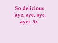 Fergie – Fergalicious ; Lyrics on Screen