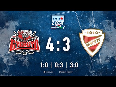 Erste Liga 25. forduló: Gyergyói HK - DVTK Jegesmedvék