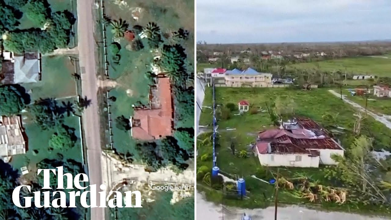 Before-and-after views show Hurricane Melissa damage to Jamaican town