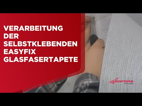 Installation von Novelio ® EasyFix - die selbstklebende Tapete