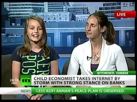12 Year Old Exposes CANADA'S BANKSTERS!! (Amazing!!)